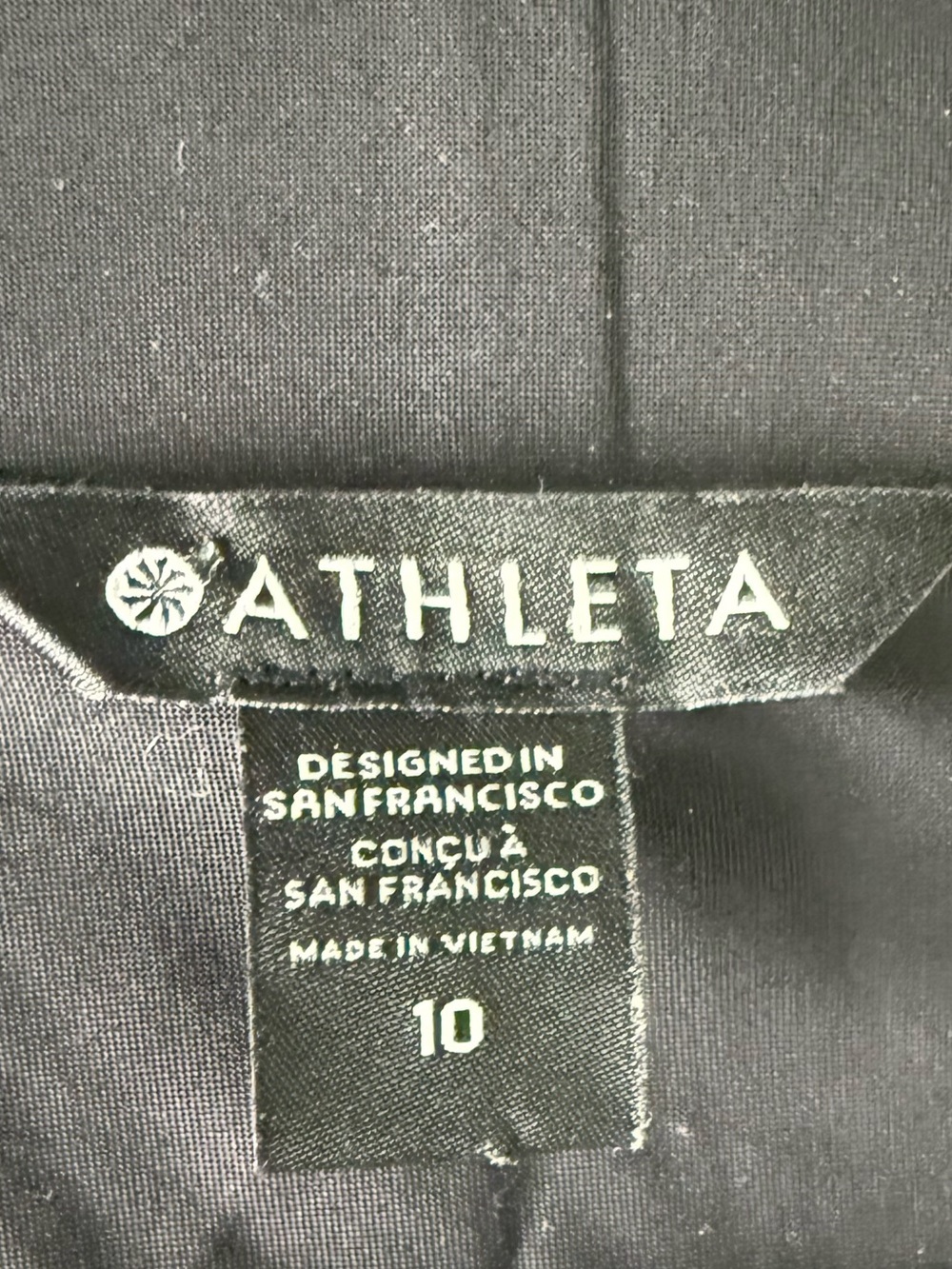 Athleta Avenue Blazer Jacket Black Business Athleisure Casual Women’s Size 10 - Picture 8 of 16